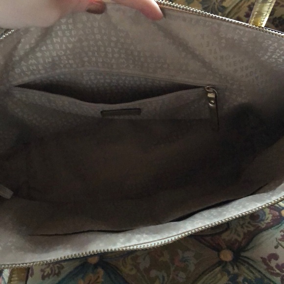 kate spade Bags Kate Spade Gold Metallic Tote Purse Poshmark
